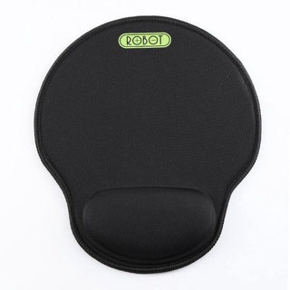 ROBOT Mousepad RP02 Black แผ่นรองเมาส์ มีที่รองข้อมือ