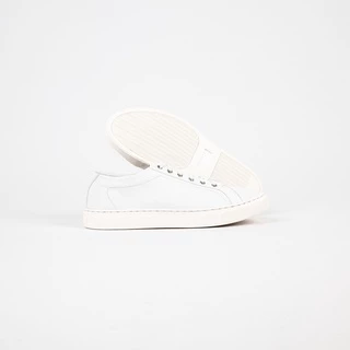 Moonlife Life Sneaker III - White รองเท้าหนังวัวแท้ รองเท้าสนีกเกอร์