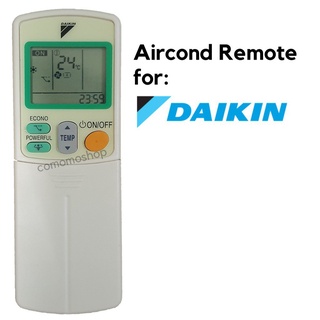 Daikin รีโมตคอนโทรลเครื่องปรับอากาศ econo arc433b47 B46 arc433a88 A87 A75 A83