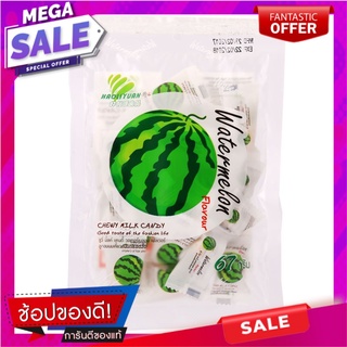 ฮ่าวลี่หยวนลูกอมเคี้ยวหนีบกลิ่นแตงโม 67กรัม Haoliyuan Watermelon Flavor Chewy Candy 67g.