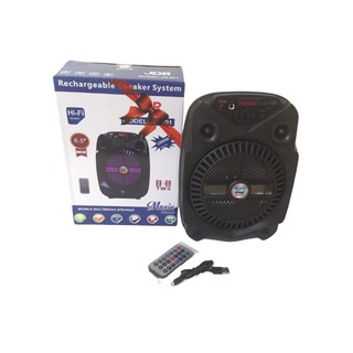 ลำโพงบลูทูธ JDR รุ่น JR-601 (SONAR) บลูทูธไร้สาย โทรโข่ง เครื่องขยายเสียงบลูทูธ ลำโพงคาราโอเกะ ลำโพงบลูทูธเบสหนัก