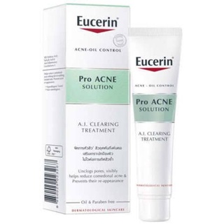 ใหม่แท้💯%Eucerin Pro ACNE SOLUTION A.I. CLEARING TREATMENT 40 ml