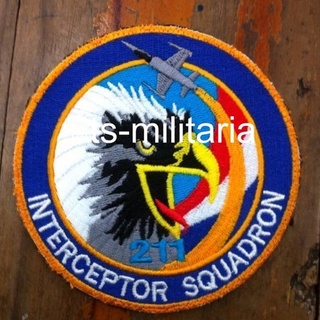 อาร์มกองทัพอากาศ 211 INTERCEPTOR SQUADRON WING 21 ROYAL Thai Air Force Patch