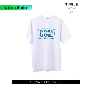 Barbari บาบารี เสื้อยืดทรง Regular style คอกลม รุ่น SINGLE ใส่ได้ทั้งผู้หญิง/ผู้ชาย SG01 ผ้าฝ้ายแท้