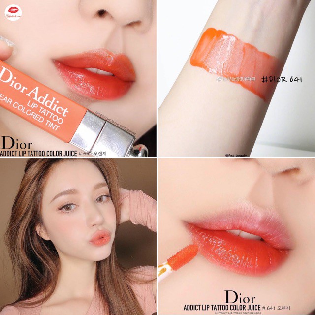 dior addict lip tattoo 641