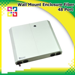 ตู้เก็บสายไฟเบอร์ออฟติกแบบภายในอาคาร 48 Port Wall Mount Enclosure Fiber - BISMON (กล่องเปล่า)