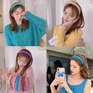 ยางรัดผม สีสันสดใส ชนิดปีกกว้าง สไตล์เกาหลี เรียบง่าย
