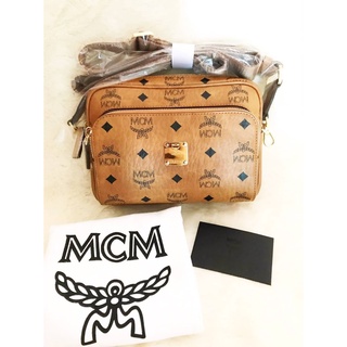 (สด-ผ่อน)🎗แท้100% MCM Small Klassik Crossbody in Visetos