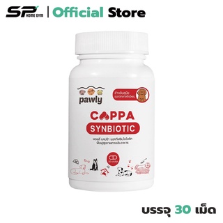 Pawly Cappa Synbiotic อาหารเสริม สำหรับสุนัขขนาดใหญ่ โปรไบโอติก (1 กระปุก) มี 30 แคปซูล