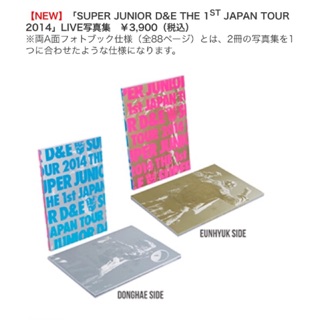 SuperJunior D&amp;E The 1st Japan Tour 2014Photobook