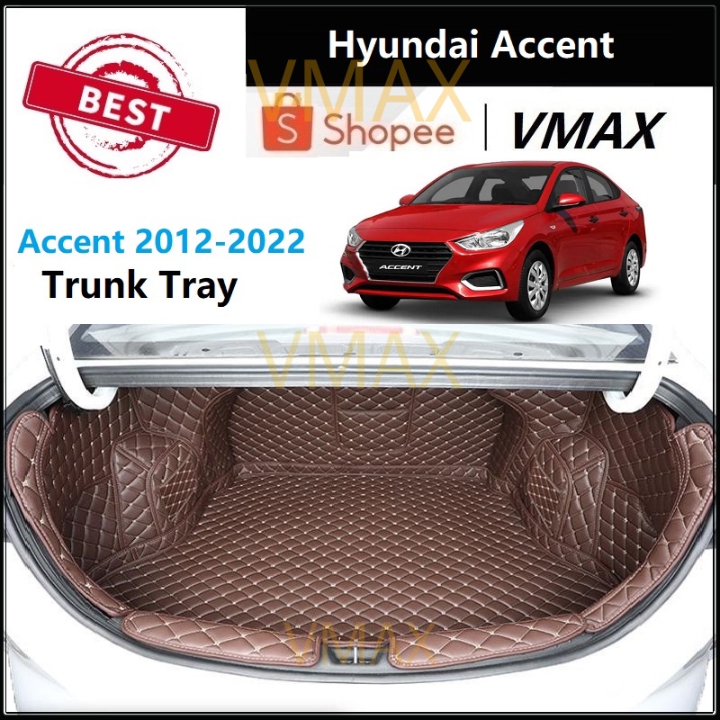 Hyundai Accent 2012-2022 Cargo Trunk ถาด Mat สําหรับ Hyundai Accent 2012-2022