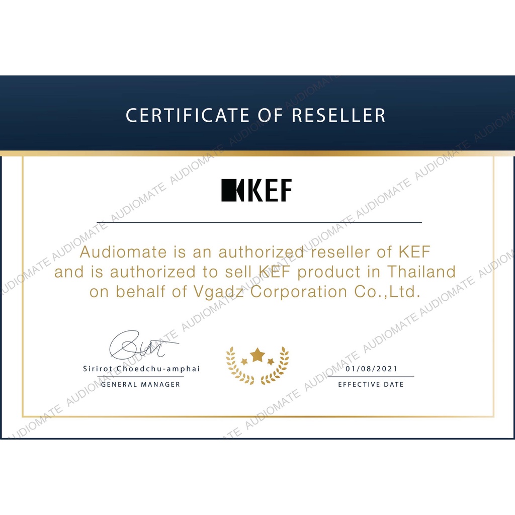 KEF R3 SPEAKER / ลําโพง Bookshelf ยี่ห้อ Kef รุ่น R 3/ รับประกัน 2 ปี โดย บริษัท Vgadz / AUDIOMATE