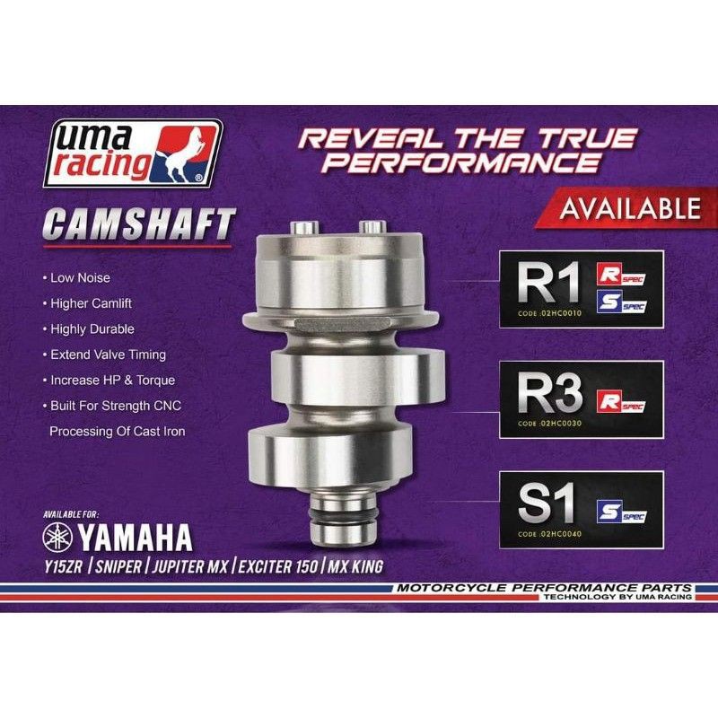 UMA RACING HIGH CAM / CAMSHAFT UMA YAMAHA LC135 S1