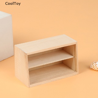 &lt; Cooltoy &gt; โมเดลตู้ล็อกเกอร์ไม้จิ๋ว 1:12 สําหรับตกแต่งบ้านตุ๊กตา