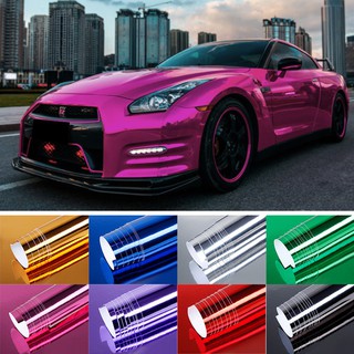 Senzeal Chrome Mirror Vinyl Wrap Sticker Decal Film Sheet Self-Adhesive 2 Sizes