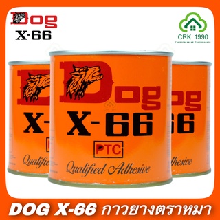 DOG X-66 กาวยางอเนกประสงค์ ตราหมา 200ml กาวคุณภาพ แรงยึดติดสูง แห้งไว ติดทนนาน ประหยัดเวลา ราคาถูกที่สุด