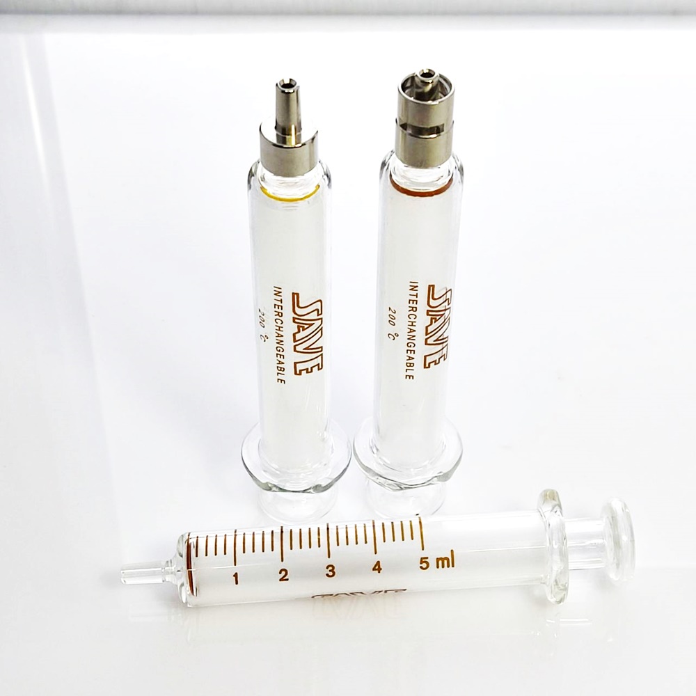 5 ml.[‼️รับประกันแตกเคลมได้โปรดอ่าน]หลอดฉีดยาแก้ว ( Glass Syrings )
