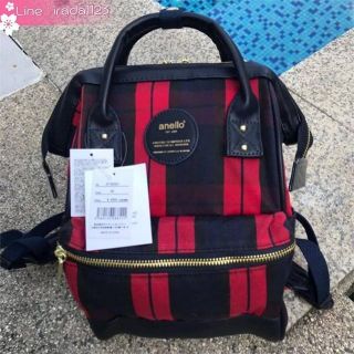 Anello Checked Hinge Clasp Mini Backpack ของแท้ ราคาถูก