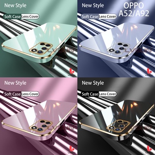 เคส OPPO a92 A93 A94 A95 A77 5G Solid color high-grade OPPO A74 5G A74 A96 A76 Straight edge case OPPO a92 ZB1