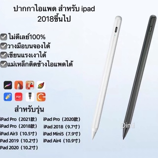 ปากกา[วางมือบนจอ+แรเงาได้]ปากกาไอแพด สำหลับ Pencil stylus ปากกา ipad gen7 gen8 gen10 10.2  Air3  Air4 10.5 10.9