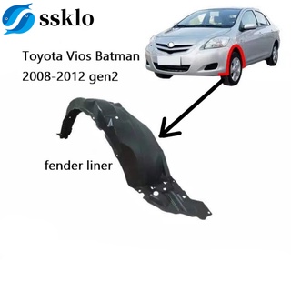 (Ssklo) บังโคลนหน้าสําหรับ Vios Gen 2 Second Batman 2008 2009 2010 2011 2012 2013