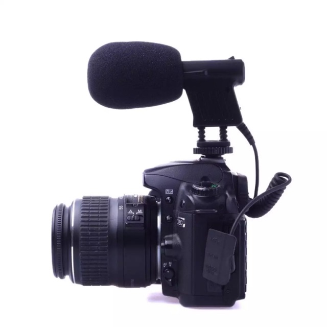 ไมโครโฟน BOYA BY-VM01 Stereo Microphone For DSLR Camera DV Camcorder
