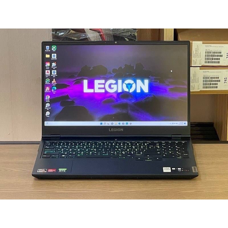 Lenovo Legion 5 AMD Ryzen 7 5800H SSD512GB RAM16GB RX 6600M (8GB GDDR6)WQHD (2560x1440) 2K Dolby สินค้าตัวโชว์