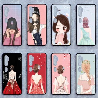 เคส Xiaomi Xiaomi Mi Note 10 ลายผู้หญิง ขอบนิ่มหลังแข็ง เคสมือถือ เคสโทรศัพท์ Case เคส TPU ขอบนิ่มหลังแข็ง