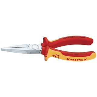 KNIPEX Long Nose Pliers VDE 160 mm คีมปากยาว VDE 160 มม. รุ่น 3016160