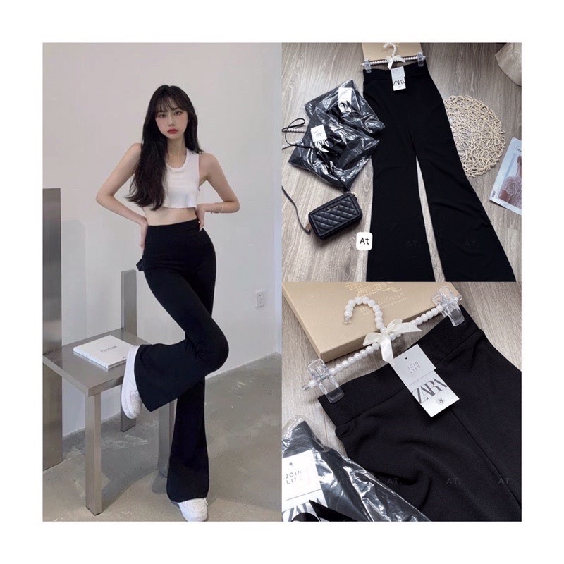 Alohashop91 HIGH RISE FLARE PANTS