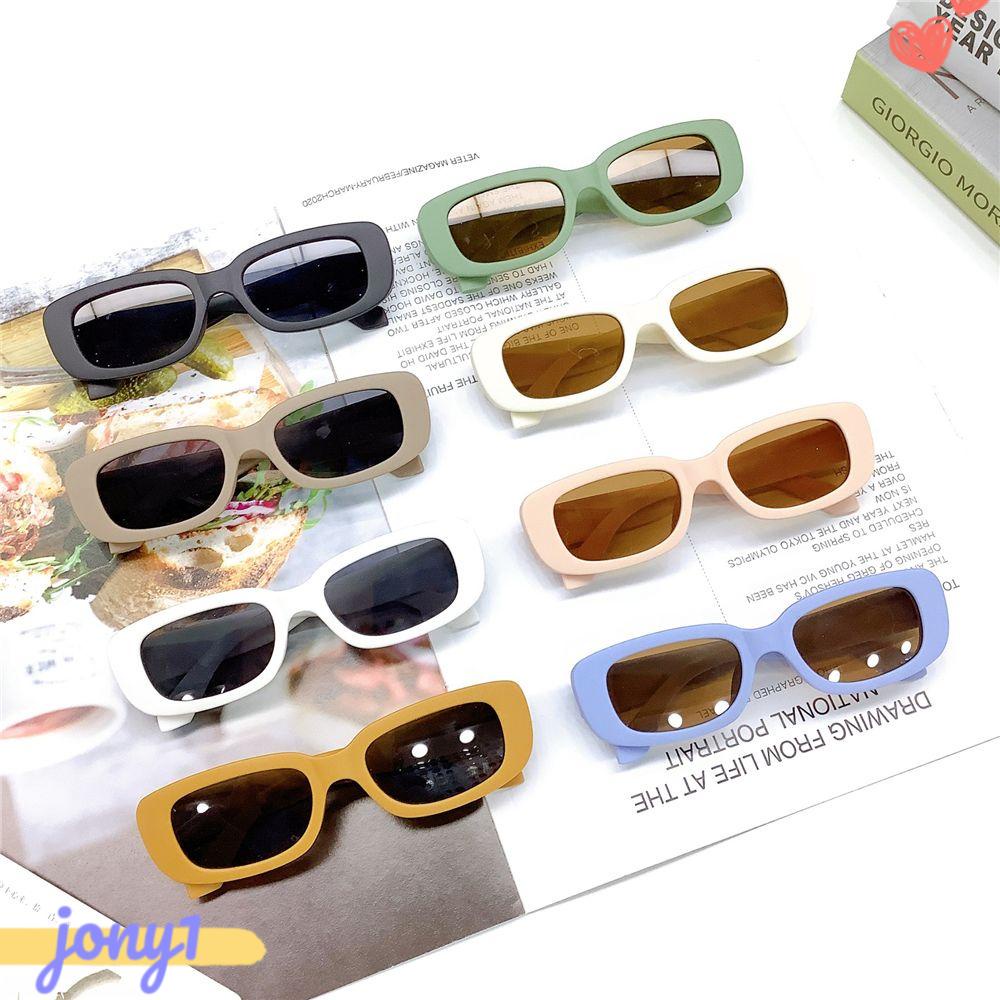 Jonye แว่นตากันแดดแฟชั่น ทรงสี่เหลี่ยมผืนผ้า ป้องกัน UV 400 สําหรับเด็ก ...