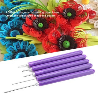 ชุดเครื่องมือกระดาษ Quilling Slotted มัลติฟังก์ชั่น 5 ชิ้น