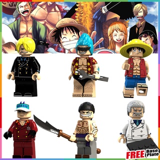 ฟิกเกอร์ ONE PIECE Luffy Sanji Franky Sakazuki Pirate Edward Newgate Monkey D Garp ขนาดเล็ก สําหรับสะสม