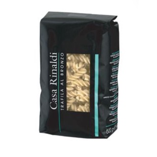 Casa Rinaldi TRAFILA AL BRONZO PASTA  FUSILLI 500g.อาหาร วัตถุดิบ เส้นพาสต้าแบบเกลียว  เส้นก๋วยเตี๋ยว