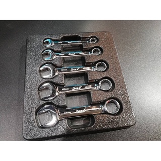 DEEN NO.DNC05SSSET Combination Wrenches Set 5pcs. (Midget) (8.10.12.13.14mm.) Factory Gear by Gear Garage