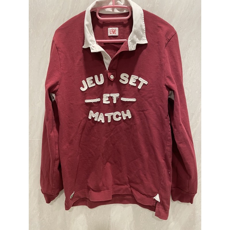 เสื้อคอปกแขนยาว Lacosteแท้