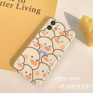 เคสป้องกันโทรศัพท์มือถือ ลายเป็ดน่ารัก สําหรับ Apple Iphone 13Promax 14 14 12 xs 11 xr