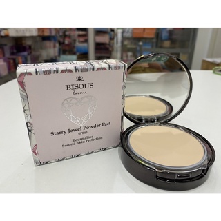 Bisous Bisous Starry jewel  powder pact spf40บีซูบีซู สตาร์รี่ จีเวล พาวเดอร์ แพ็ค เอสพีเอฟ40