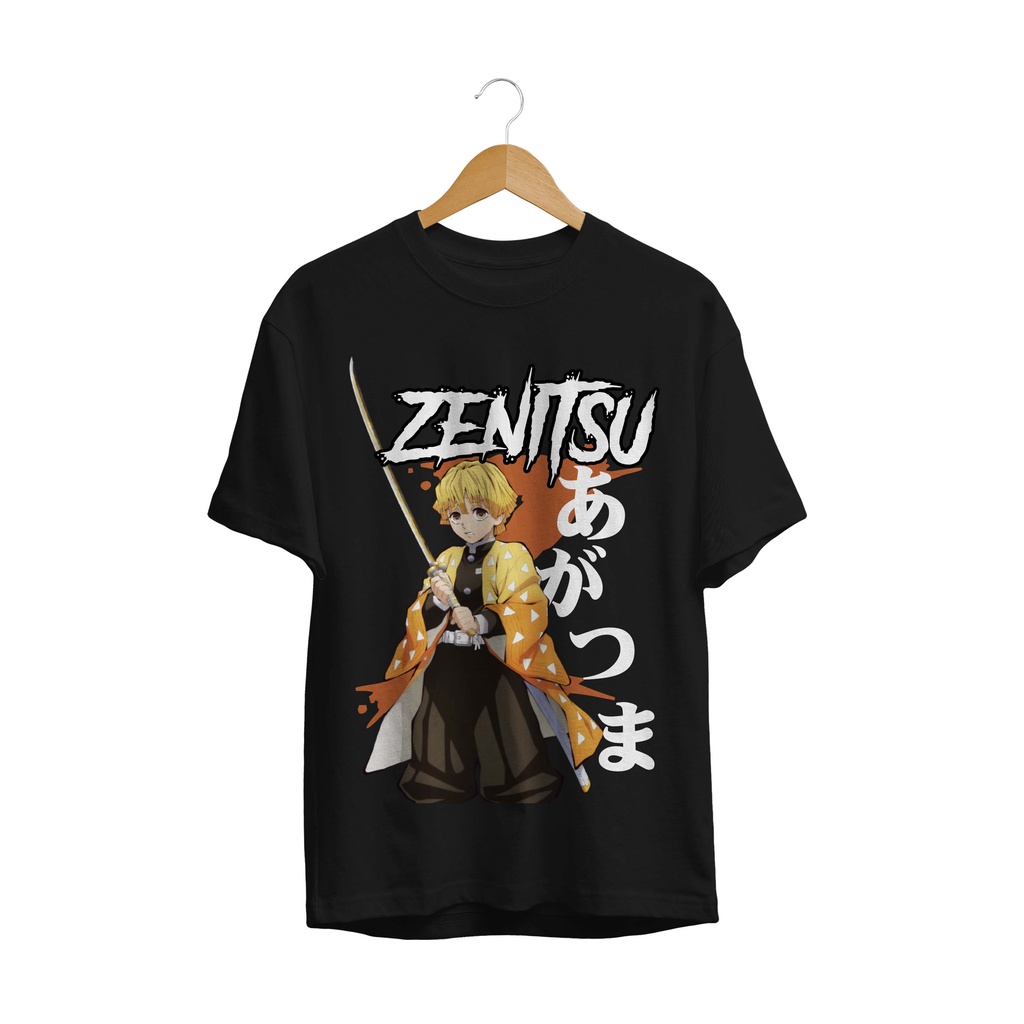 เสื้อยืด ANIME DEMON SLAYER ZENITSU AGATSUMA KAWAI PREMIUM