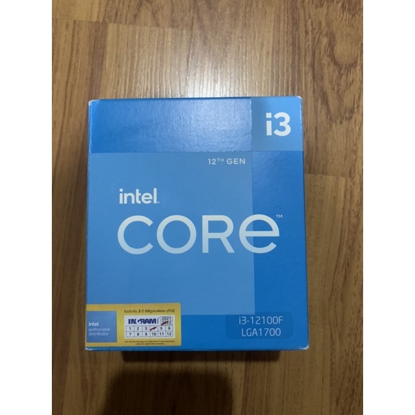 i3 gen12 12100f มือสอง intel cpu lga1700 Cpuต้องใช้การ์ดจอแยกแกะเทสครั้งเดียวพัดลมไม่ได้แกะประกัน04/