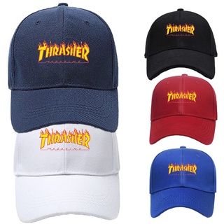 หมวกเบสบอลผ้าฝ้ายปรับได้ Thrasher