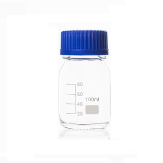 Reagent Bottle with Blue PP Cap100ml,Kimble/America