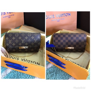 สวยที่สุด ❤️Sale2990ใบเดียว❤️🔥🔥Louis Vuitton favorite pm ✅ขนาด8 นิ้ว ✅งานออริ เกรดดีสุด ✅อุปกรณ์มีถุงผ้าการ์ดใบเสร็