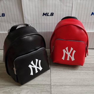 MLB mini backpack กระเป๋าสะพายใบเล็ก logo NY หนัง PU