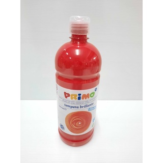 (KTS)สีโปสเตอร์ PRIMO Ready-mix Beginner"s P/M 1000ml. 300 Vermillion Red สีแดง