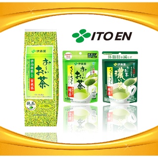 ITOEN ชาเขียว ชาเขียวมัจฉะ และ ชาเขียวผสมข้าวคั่ว ตรา ITOEN ขนาด 200 กรัม และ 40 กรัม