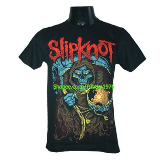 เสื้อยืดสุดเท่เสื้อวง Slipknot เสื้อวงร็อค เมทัล สากล เสื้อวินเทจ สลิปน็อต SKT1752S---5XL