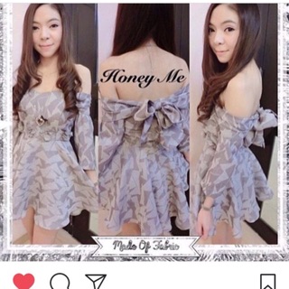 Dress cop mof งาน honeyme sz.s ของใหม่