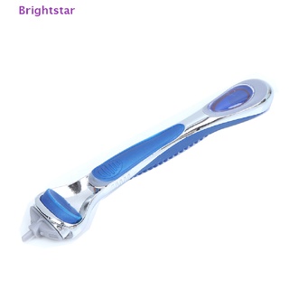 Brightstar มีดโกนหนวดเทอร์โบ ใบมีดห้าชั้น มีดโกนชาย มีดโกนหนวด อุปกรณ์ตัดผม ใหม่