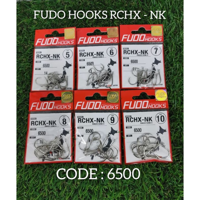 FUDO HOOKS RCHX 6500 - NK RINGED CHINU X